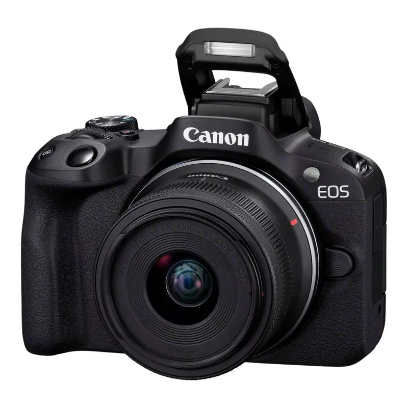 Canon EOS R50 Mirrorless Camera Kit with RF-S 18-45mm F4.5-6.3 IS STM Lens Canon EOS R50 Mirrorless Camera Kit with RF-S 18-45mm F4.5-6.3 IS STM Lens
